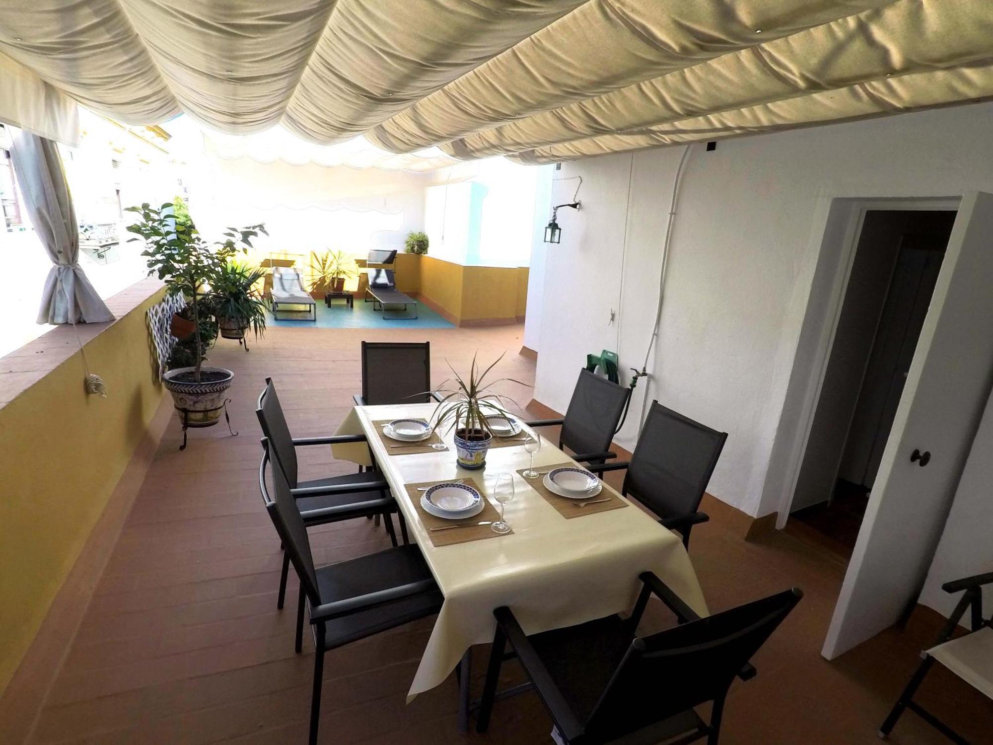 Duplex Acogedor Con Gran Terraza En Pleno Centro De Sevilla! 外观 照片